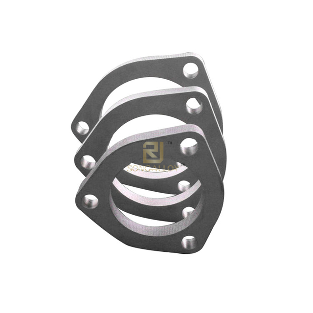 Bride de tuyau d'échappement en titane Gr2