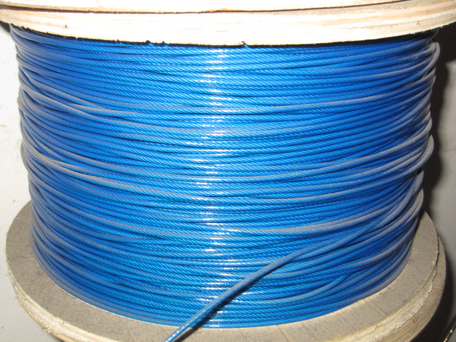 Ropes de fil en acier inoxydable revêtu