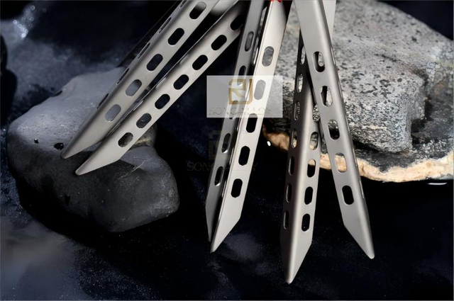 Piquets en titane pour Camping en plein air, piquets de tente de Type V, clou en titane pour tente Portable