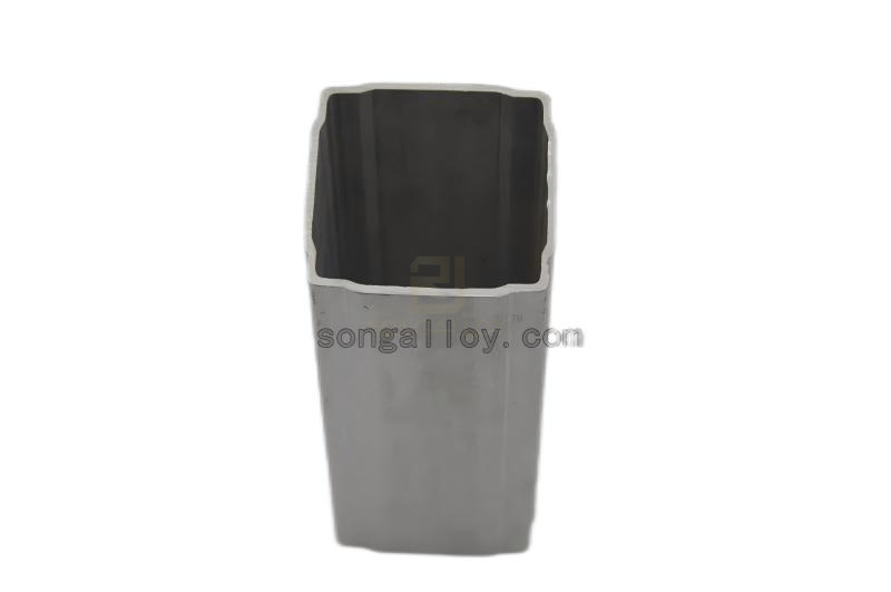 Tube rectangulaire en acier inoxydable